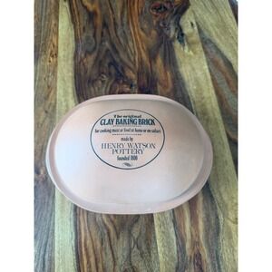 Henry Watson Pottery Original Clay Baking Brick Wattisfield Ware Made in England